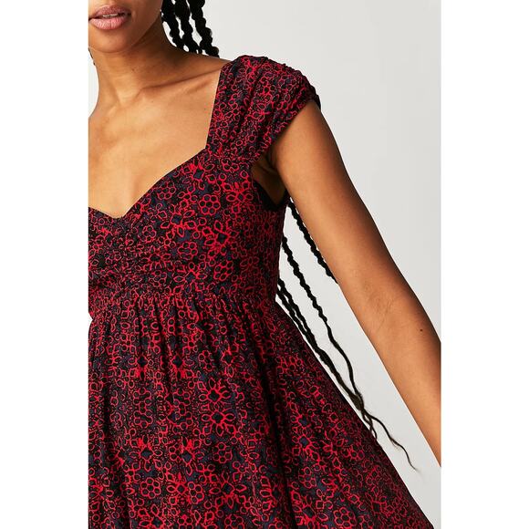 MSRP $128. Free People Floral Print Tabitha Mini Size L | SAME DAY SHIP - Picture 4 of 7